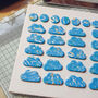 Cloud Nine | Polymer Clay Statement Earrings, thumbnail 3 of 8