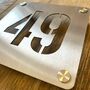 Stainless Steel House Number, thumbnail 10 of 10