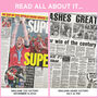 Cricket Personalised UK Sports Gift Newspaper Book, thumbnail 11 of 12