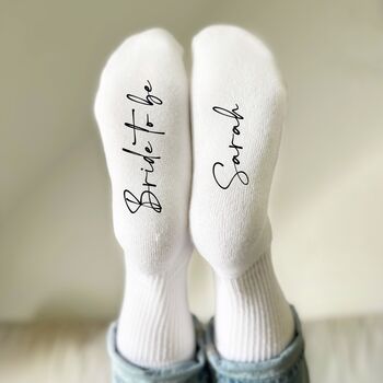 Bride Socks Personalised Hen Do And Wedding Gifts, 6 of 8