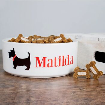 Personalised Ceramic Dog Bowl, 2 of 6