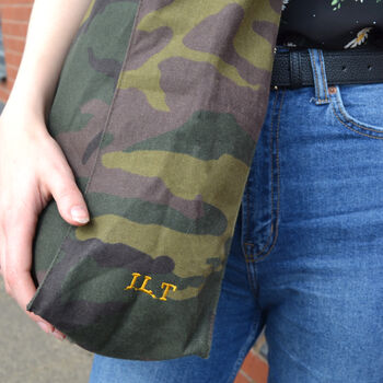 Monogram Embroidered Camouflage Bag, 3 of 3