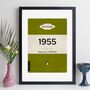 Personalised 70th Birthday Print 1955 Book Cover Gift, thumbnail 10 of 12