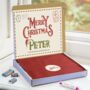 Personalised Christmas Retro Sweets Letterbox Hamper, thumbnail 1 of 3