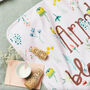 Personalised Floral Baby Blanket, thumbnail 2 of 3