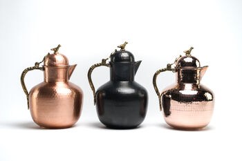 Heavy Duty Hammered Copper Jug Pitcher, Heavy Duty Copper Jug, 4 of 4