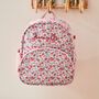 Personalised Pink Ditsy Print Classic Medium Backpack, thumbnail 1 of 6