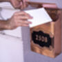 Handmade Copper Mailbox – Personalized Copper Letter Box, thumbnail 3 of 5
