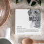 Black Labrador Dog Ceramic Coaster, thumbnail 1 of 7
