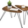 Set Of Two Brown Side Nesting Tables, thumbnail 7 of 7