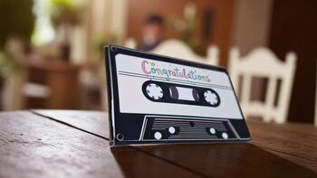 Personalised Cassette Voice Message Card – Wedding Gift, 4 of 7
