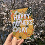 Vintage Floral Design Mother's Day Card, thumbnail 2 of 4