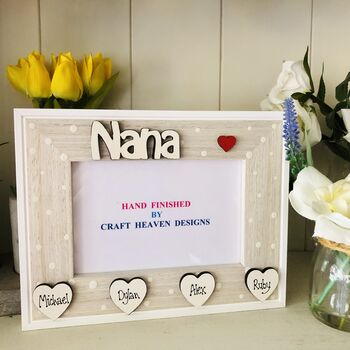 Personalised Nana Photo Frame Birthday Gift, 4 of 12