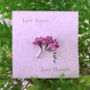 Freesia Pink Flowers Brooch, thumbnail 3 of 4