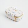 Cream Floral Jewellery Box Small, thumbnail 5 of 5