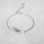 Sterling Silver Mother And Child Pearl Bracelet, thumbnail 2 of 11