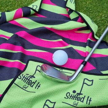 Personalised Un Fore Gettable Golf Towel, 2 of 5