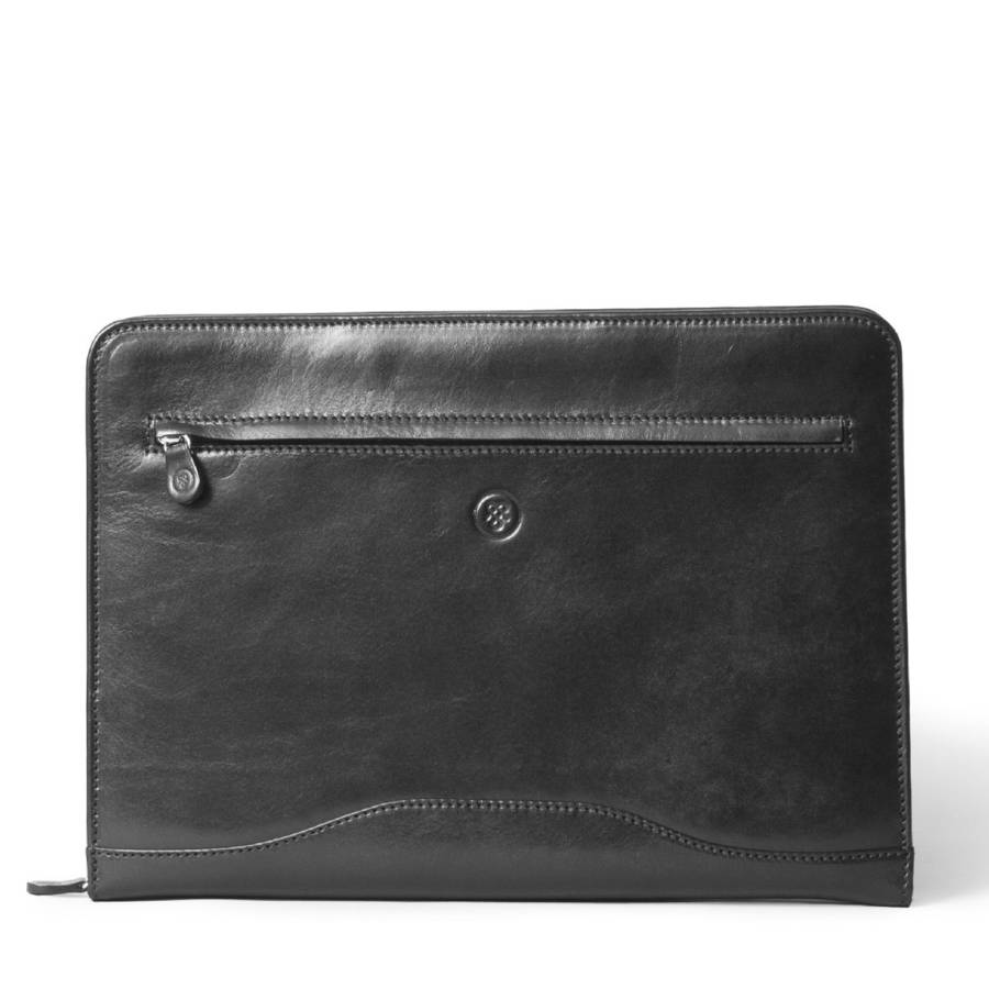 luxury a4 leather ring binder folder. 'the veroli' by maxwell scott ...