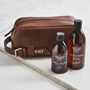 Leather Initial's Wash Bag With Buckle, thumbnail 5 of 10