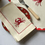 Crab Set Of Four Embroidered Napkins, thumbnail 1 of 3