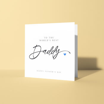 The World's Best Dad Father's Day Card, 2 of 2