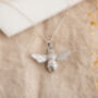 Sterling Silver Bee Necklace, thumbnail 2 of 7