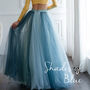 Boho Maxi Tulle Wedding Skirt For Beach Brides And Proms, thumbnail 3 of 12