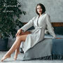 Linen Robe For Women | Luxury Dressing Gown, thumbnail 4 of 12