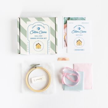 Christmas House Cross Stitch Kit, 7 of 7