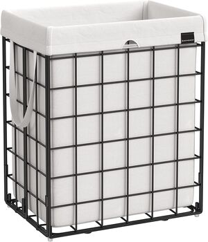90 L Collapsible Washing Laundry Hamper Basket, 4 of 8