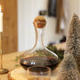 Wine Carafe With Personalised Oak Stopper, thumbnail 6 of 10