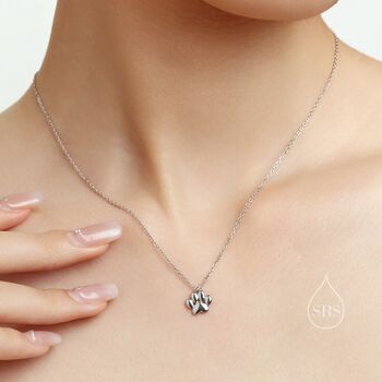 Cat And Dog Paw Necklace In Sterling Silver, 3 of 9