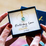 Birthday Love To You Birthstone Necklace, thumbnail 1 of 8