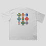 Leeds Football Beer Mats Oversized T Shirt, thumbnail 2 of 10
