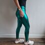 Green Mermaid Adult Festival Leggings, thumbnail 5 of 6