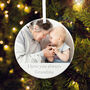 Any Message And Photo Ceramic Disc Hanging Decoration Bauble + Gift Box, thumbnail 6 of 6