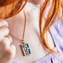 Love And Luck Bespoke Birthstone And Initial Necklace, thumbnail 1 of 11