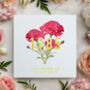 Birth Flower Card With Real Foil, thumbnail 6 of 12