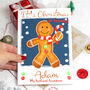 Personalised Gingerbread Man Relation Christmas Card, thumbnail 1 of 5
