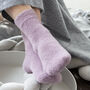 Fuzzy Knitted Cosy Bed Socks, thumbnail 2 of 10