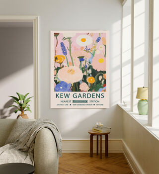 Kew Gardens Pink Floral Art Print, 2 of 4