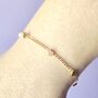 Dainty Heart Chain Bracelet, thumbnail 1 of 5