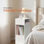 Slim Bedside Table Storage Drawer Shelf, thumbnail 3 of 7