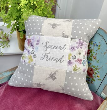 Special Friend Cushion Bees And Flowers, 4 of 8