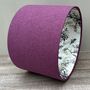 Purple Double Sided Botanical Lampshades, thumbnail 1 of 10
