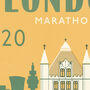 Personalised London Marathon Print, Unframed, thumbnail 4 of 5