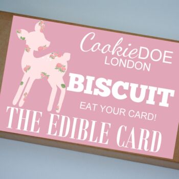 Personalised Edible Cookie Card, 4 of 5