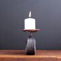 6th Anniversary Iron Fusion Scroll Candle Holder, thumbnail 2 of 8