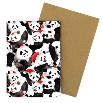 Embarrassment Of Pandas Christmas Cards, 3 of 7