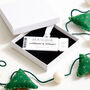 Personalised Plane Ticket Voucher Bauble Decoration, thumbnail 3 of 7